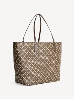 Sale By Malene Birger Abi tote bag med print Warmbrown