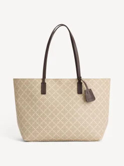 Clearance By Malene Birger Abigail tote bag med print Feather