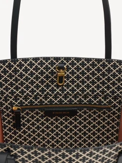 Discount By Malene Birger Abigail tote bag med print Black