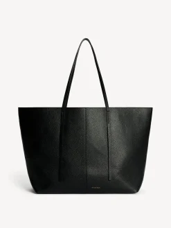 Outlet By Malene Birger Abilla tote i l&aelig;der Black
