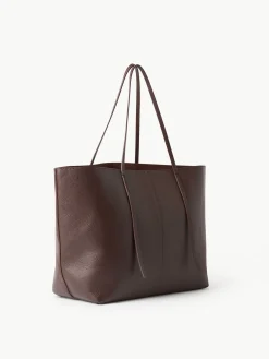 Fashion By Malene Birger Abilla tote i l&aelig;der CoffeeBean