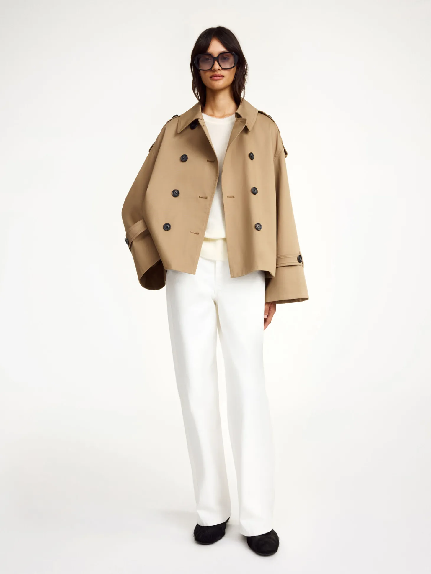 Hot By Malene Birger Alisandra kort trench Fosil