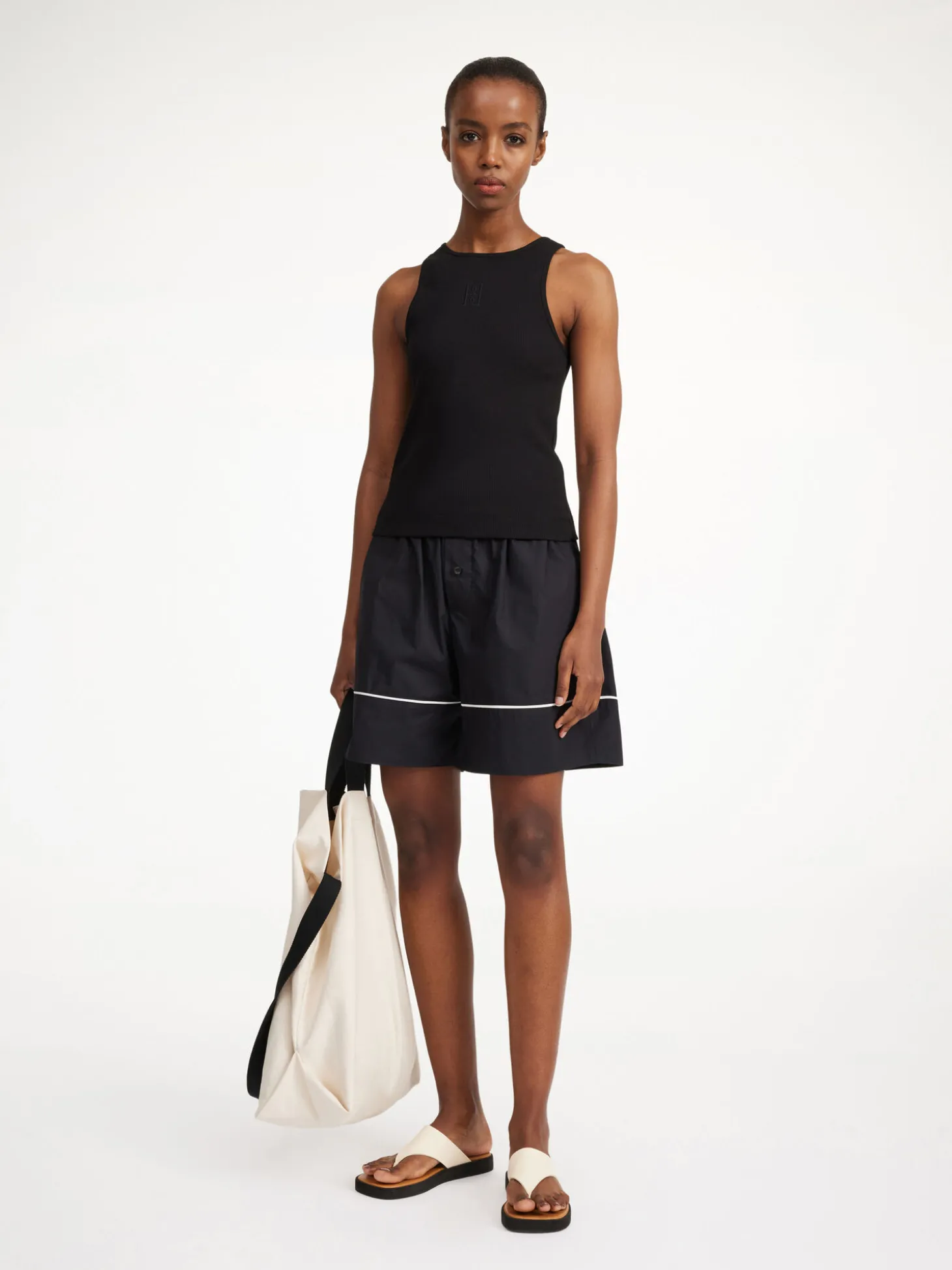 Clearance By Malene Birger Amanias tanktop Black