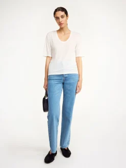 Hot By Malene Birger Amaringa T-shirt SoftWhite