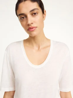 Hot By Malene Birger Amaringa T-shirt SoftWhite