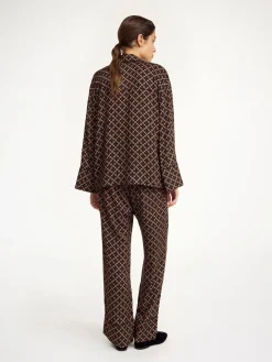 Sale By Malene Birger Ameliano bukser med brede ben SignatureFlower