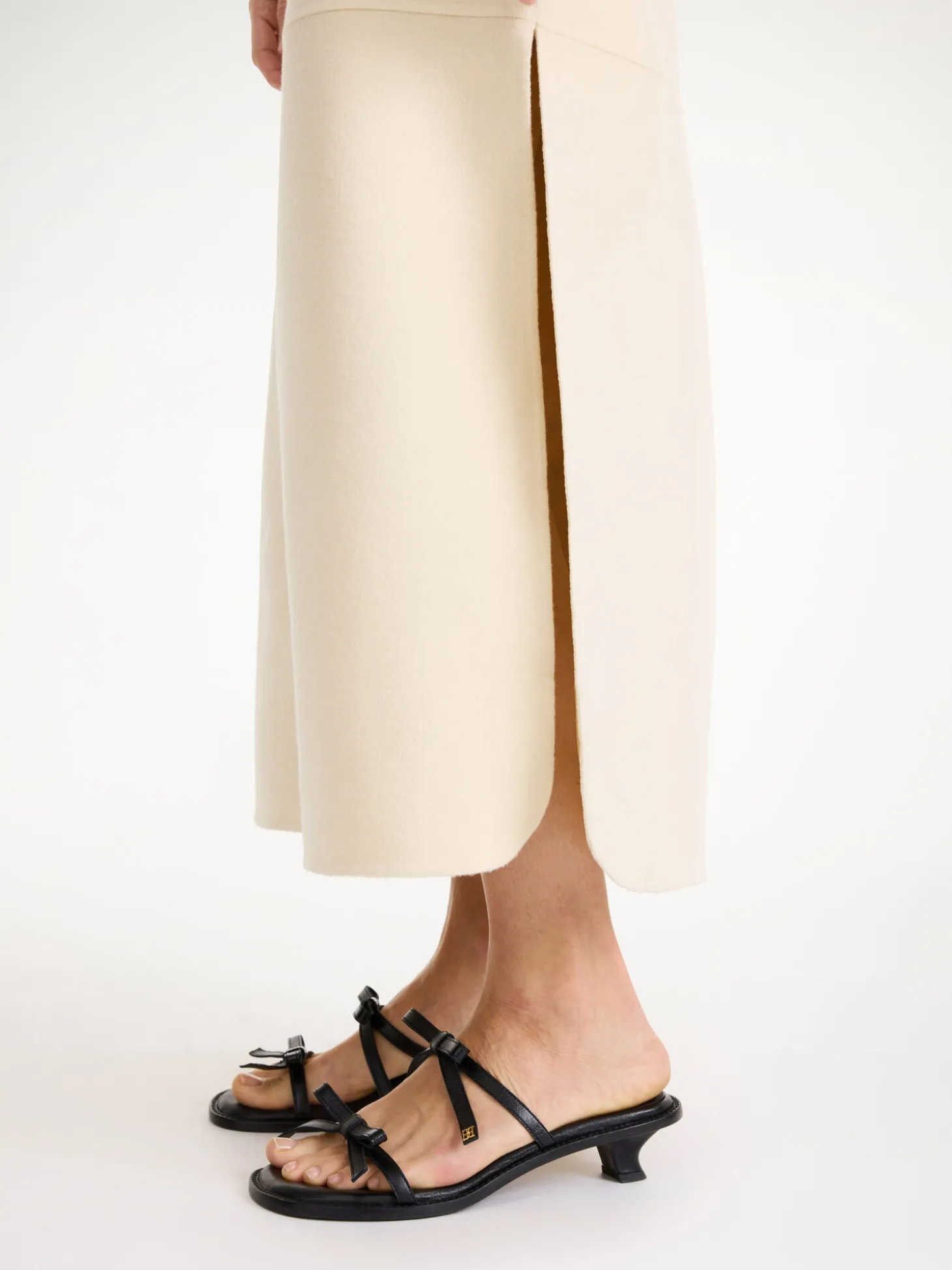 New By Malene Birger Angello midinederdel i uld Pearl