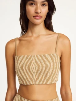 Hot By Malene Birger Arvine top ZebraPrint