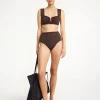 Sale By Malene Birger Belira bikinitop DarkMahogany