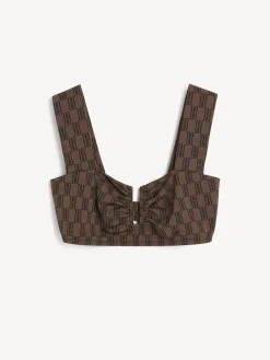 Sale By Malene Birger Belira bikinitop DarkMahogany