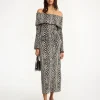 Online By Malene Birger Bennie midikjole Zebra