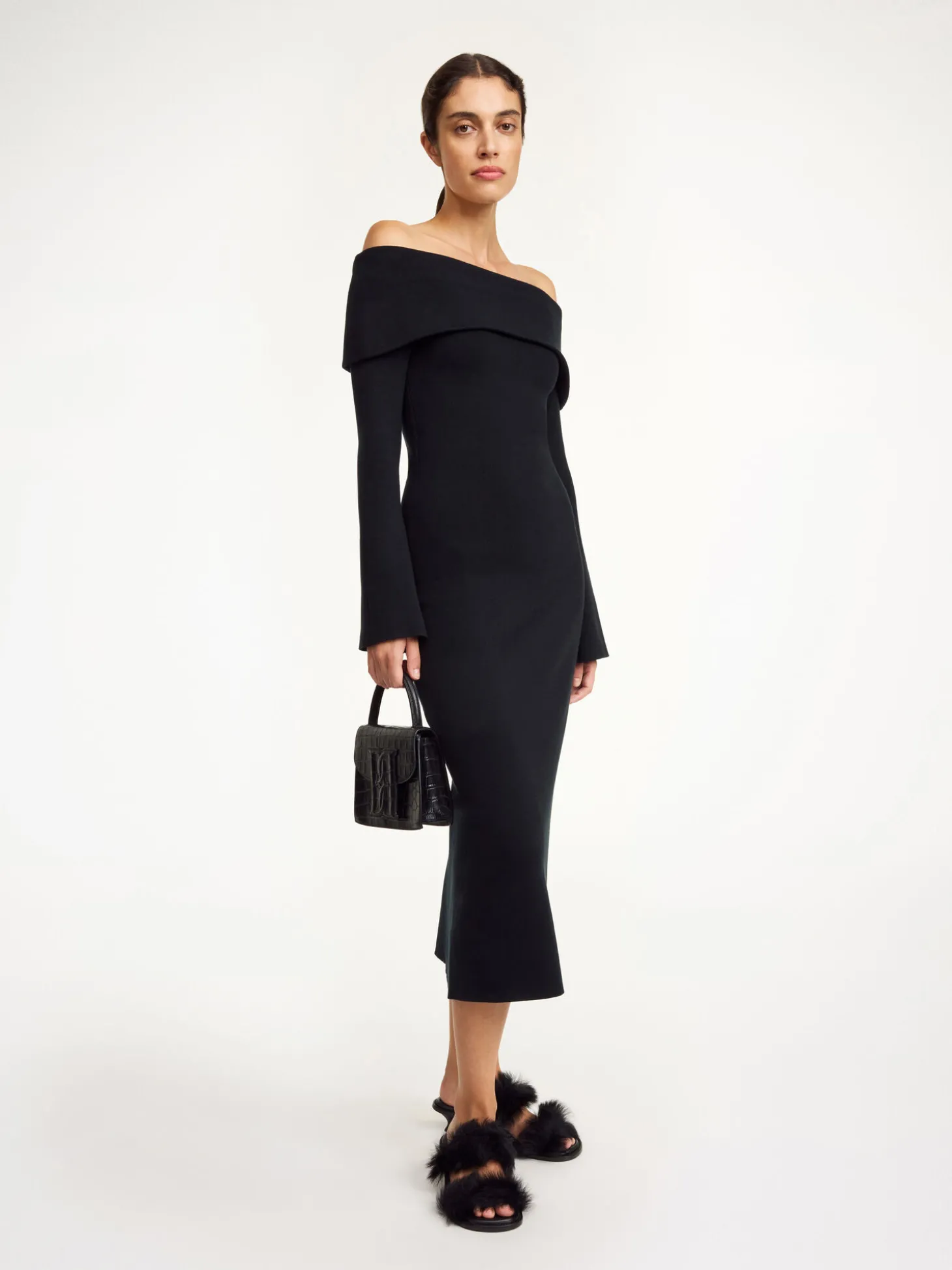 Clearance By Malene Birger Bennie midikjole Black