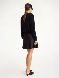 New By Malene Birger Bobbas mininederdel Black