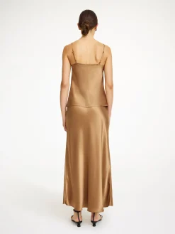 Discount By Malene Birger Boshan midinederdel ToastedCoconut