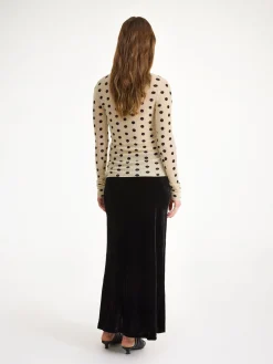Fashion By Malene Birger Boshan midinederdel Black