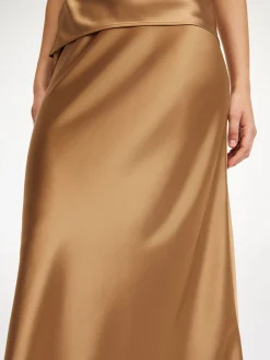 Discount By Malene Birger Boshan midinederdel ToastedCoconut