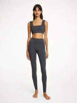 Best By Malene Birger Braga tr&aelig;ningstop MonogramBlack&Grey
