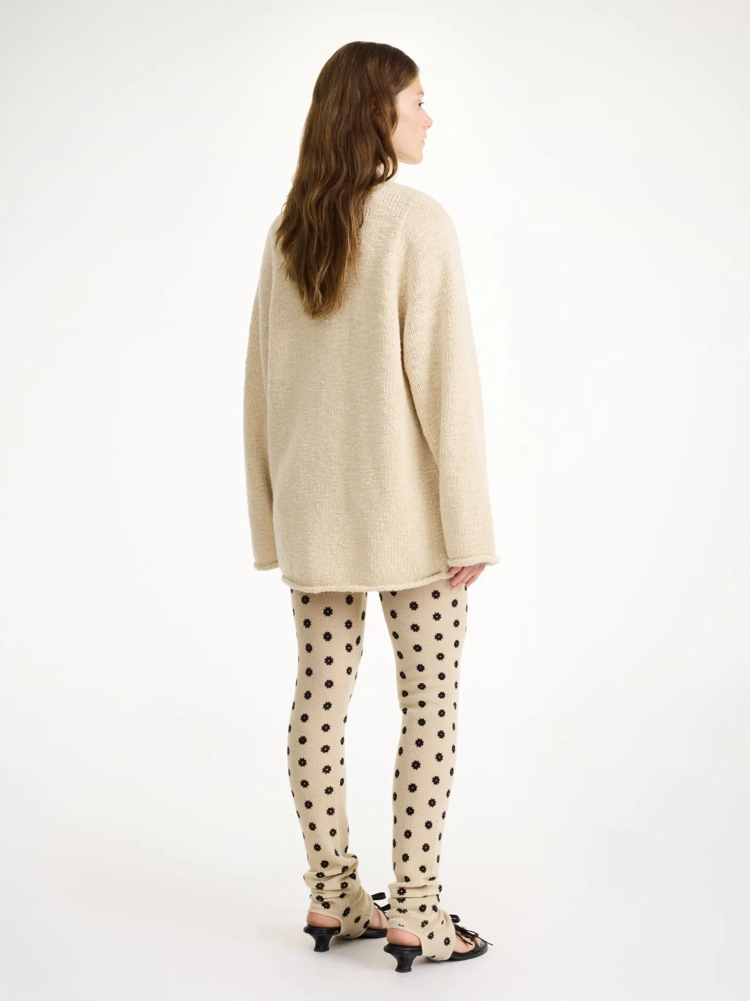 Sale By Malene Birger Breele leggings i uld Graphicflower