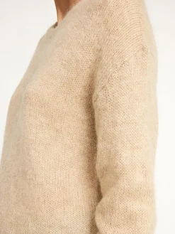 Fashion By Malene Birger Briella sweater i mohair TwillBeige