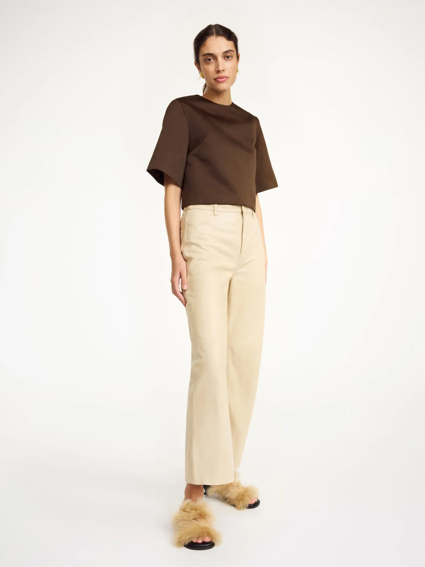 Discount By Malene Birger Cailys læderbukser Nomad