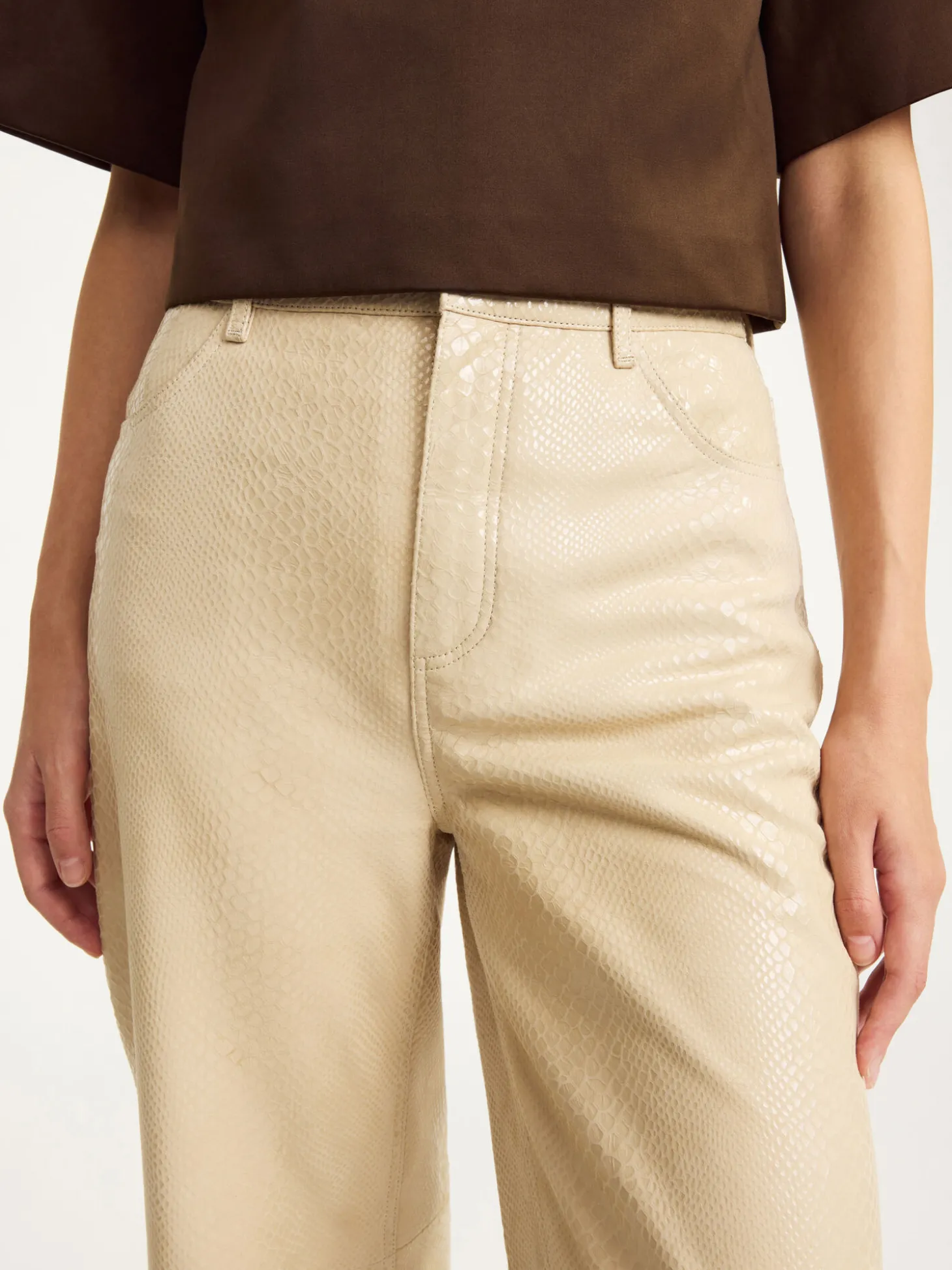 Discount By Malene Birger Cailys læderbukser Nomad