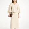 Clearance By Malene Birger Calya bluse i uld Pearl