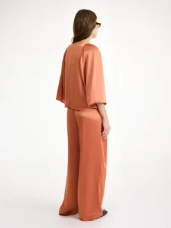 Fashion By Malene Birger Calyas bluse DarkCherryPlum