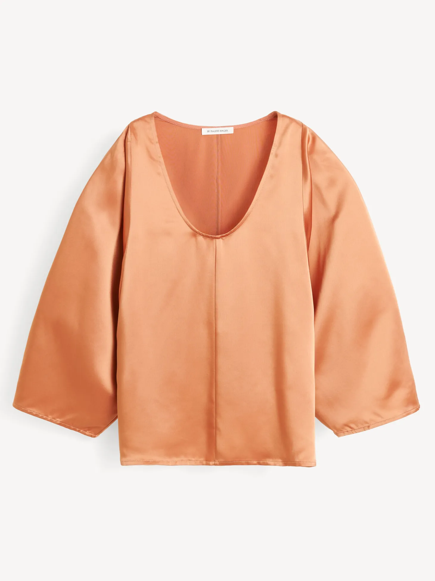 Fashion By Malene Birger Calyas bluse DarkCherryPlum
