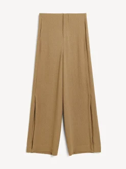 Clearance By Malene Birger Campione bukser med brede ben LightBrown