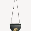 Discount By Malene Birger Cebella skuldertaske i l&aelig;der Black