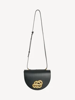 Discount By Malene Birger Cebella skuldertaske i l&aelig;der Black