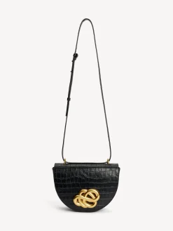 Outlet By Malene Birger Cebella skuldertaske i l&aelig;der Black