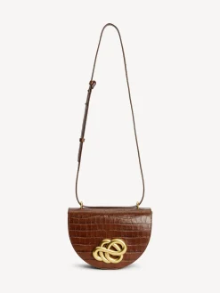 New By Malene Birger Cebella skuldertaske i l&aelig;der Bison