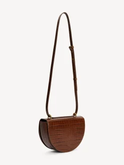New By Malene Birger Cebella skuldertaske i l&aelig;der Bison