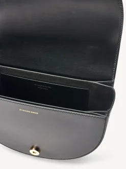 Discount By Malene Birger Cebella skuldertaske i l&aelig;der Black