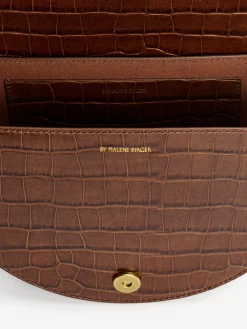 New By Malene Birger Cebella skuldertaske i l&aelig;der Bison