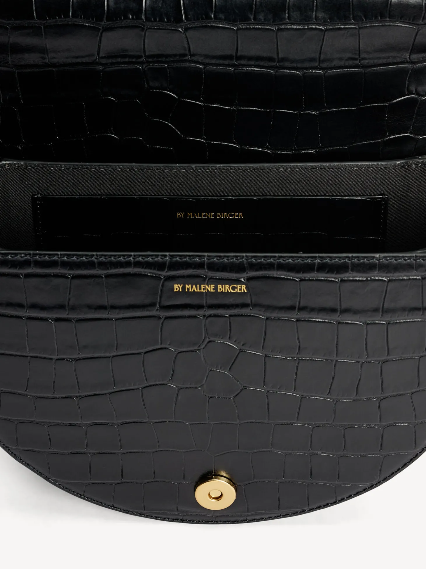 Outlet By Malene Birger Cebella skuldertaske i læder Black