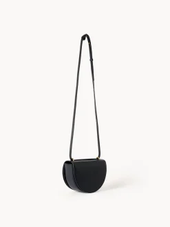 Outlet By Malene Birger Cebelle skuldertaske i l&aelig;der Black