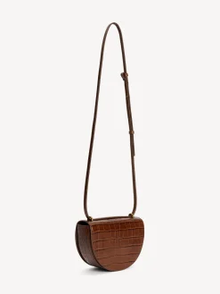Discount By Malene Birger Cebelle skuldertaske i l&aelig;der Bison