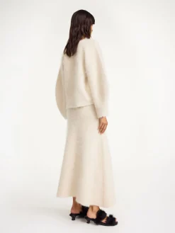 Best By Malene Birger Christina maxinederdel OysterGray