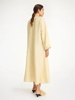 Best By Malene Birger Cicelia maxikjole i silke SeaMist