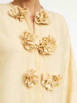 Best By Malene Birger Cicelia maxikjole i silke SeaMist