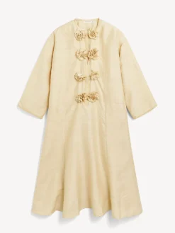 Best By Malene Birger Cicelia maxikjole i silke SeaMist