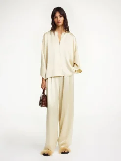 Clearance By Malene Birger Cicie bluse OysterGray