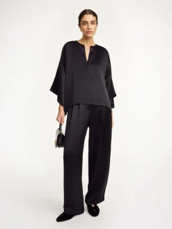 New By Malene Birger Cicie bluse Black