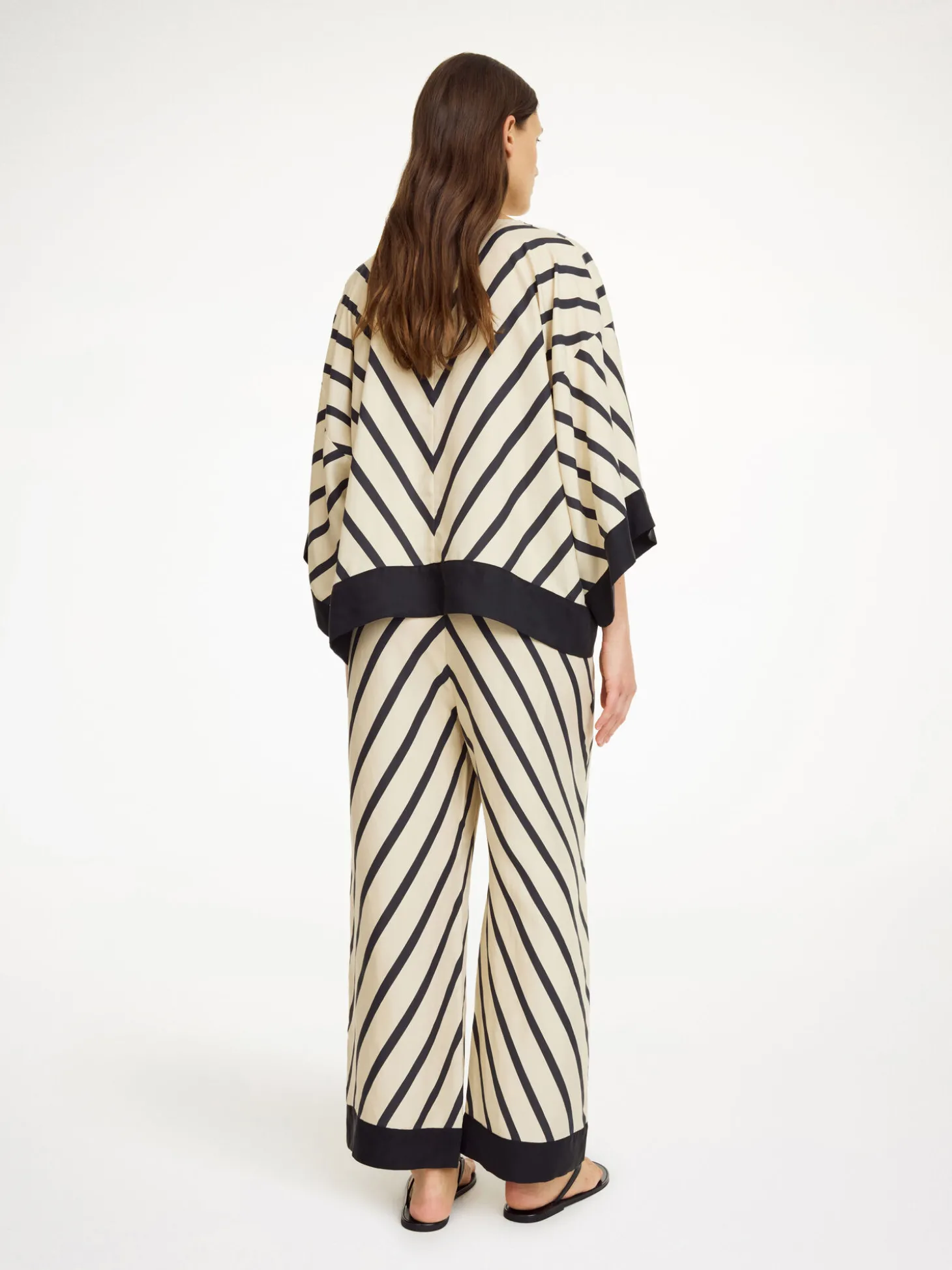 Clearance By Malene Birger Cicie bluse DiagonalStripe