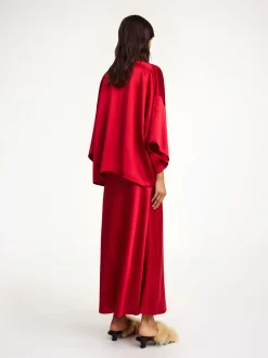Outlet By Malene Birger Cicie bluse DarkChilli