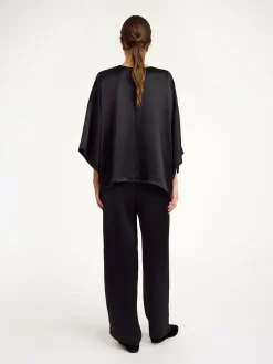New By Malene Birger Cicie bluse Black