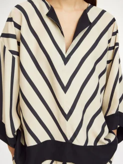 Clearance By Malene Birger Cicie bluse DiagonalStripe