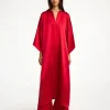 Hot By Malene Birger Cicine midikjole DarkChilli